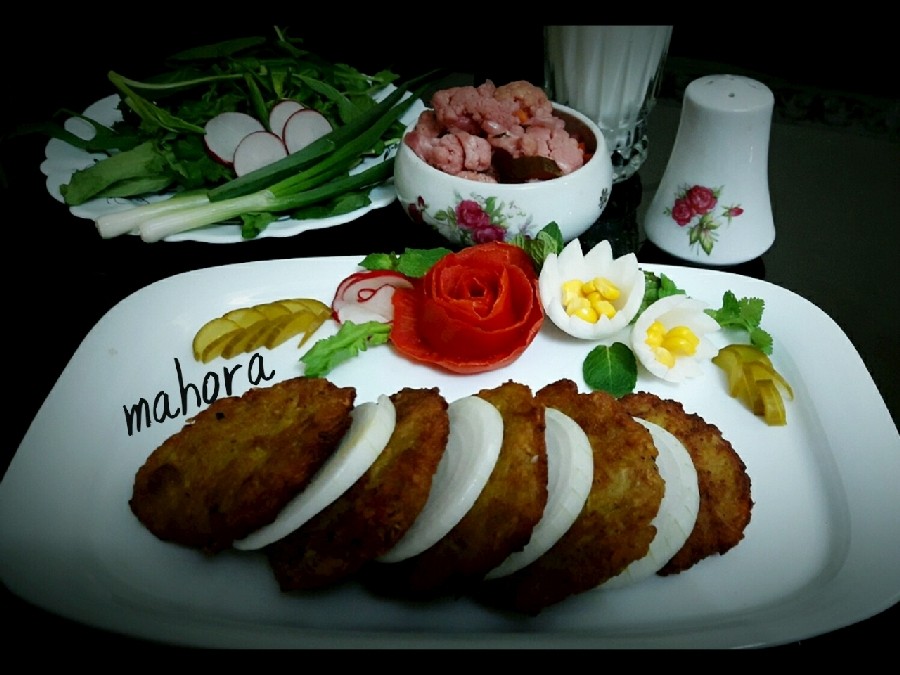 عکس کتلت گوشت