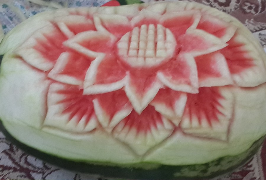 حکاکی روی هندوانه