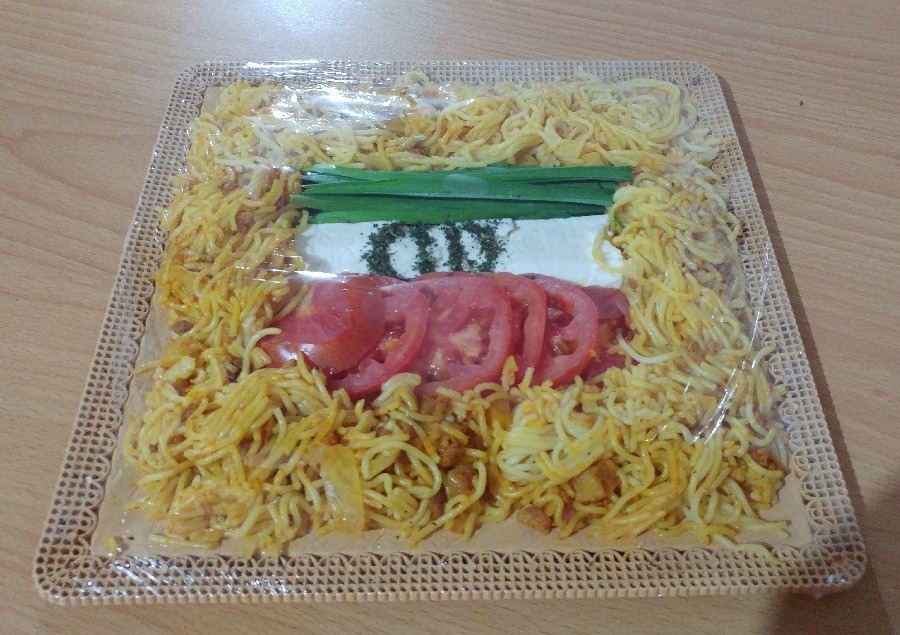 عکس تزیین ماکارونی