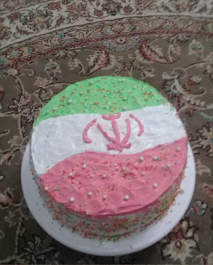 عکس کیک پرچم ایران