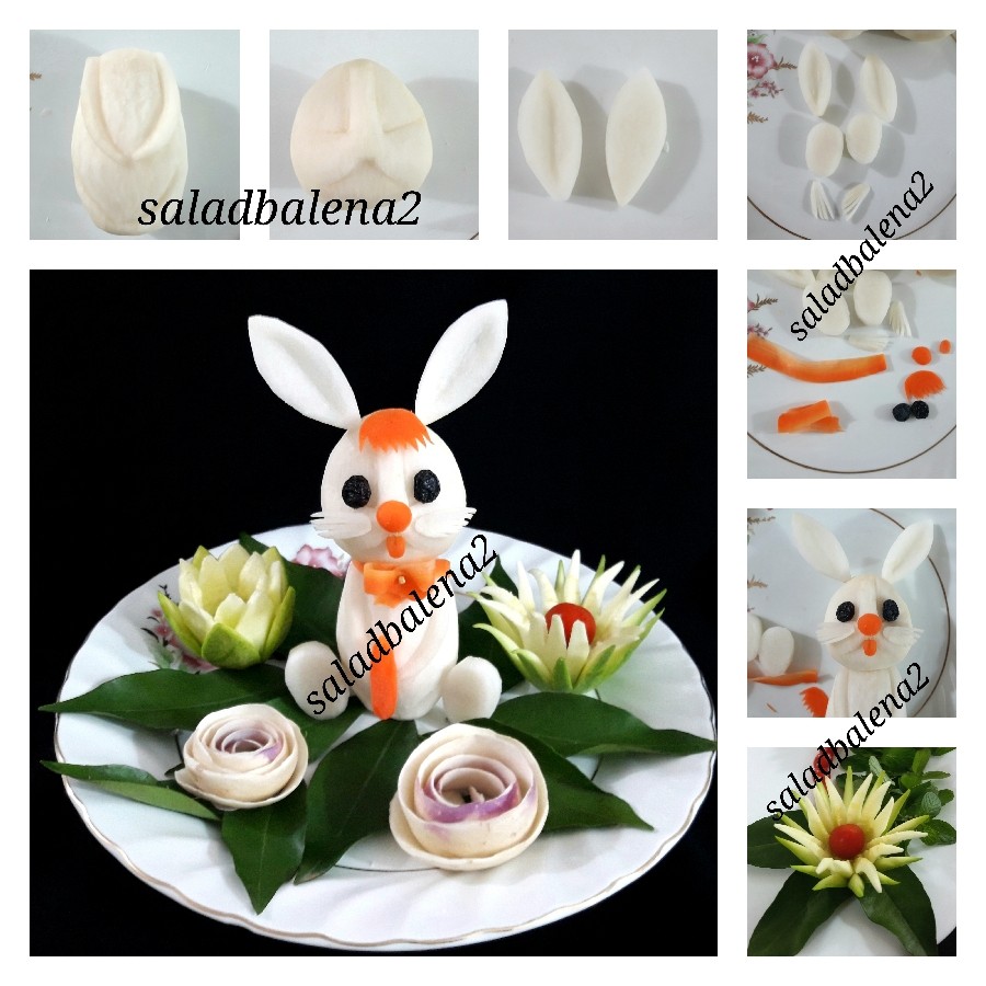 عکس خرگوش با شلغم