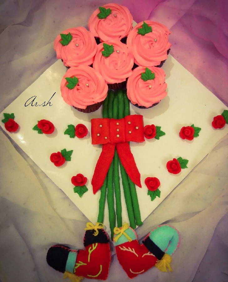 کاپ کیک ویژه ولنتاین