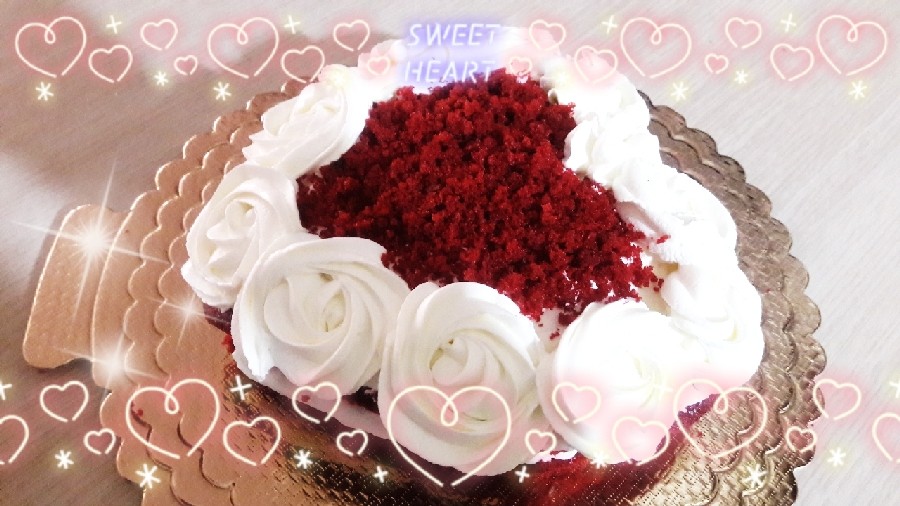 کیک ردولوت(به مناسبت روز عشق)