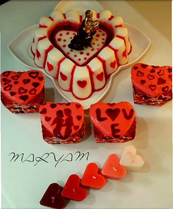 کاپ کیک روز عشق