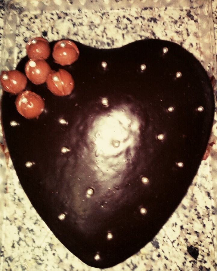 عکس کیک قلبی شکلاتی ❤❤