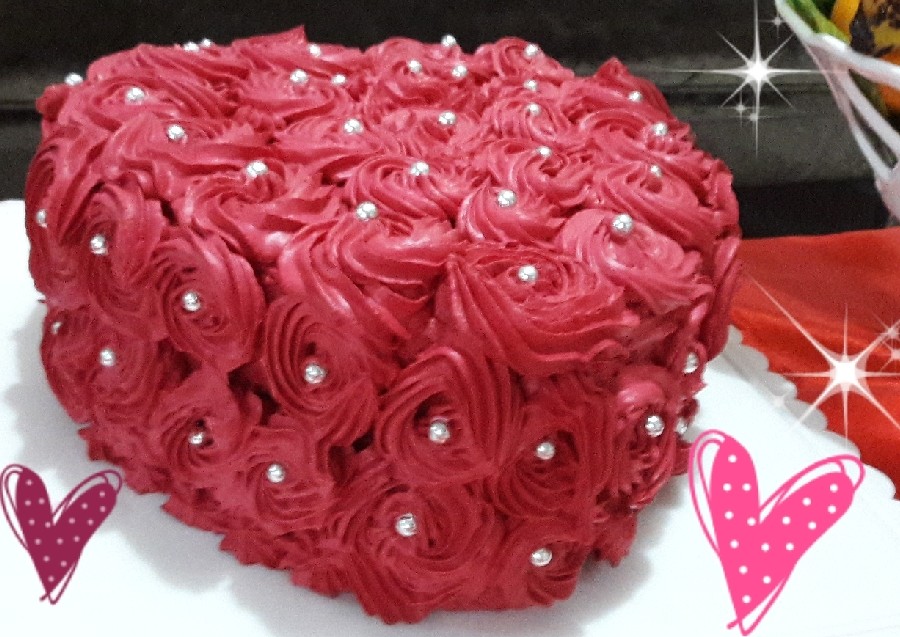 عکس اینم کیک من برای ❤ روز عشق ❤