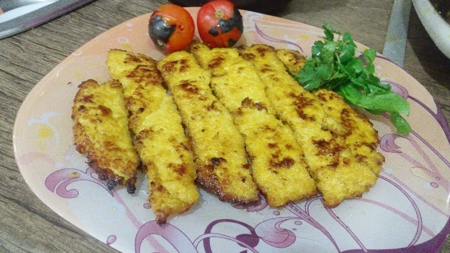 کباب تابه ای مرغ