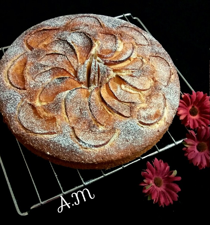 عکس کیک پای سیب