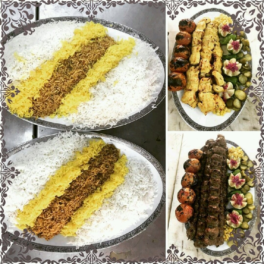 عکس کوبیده لقمه ای جوجه پلو