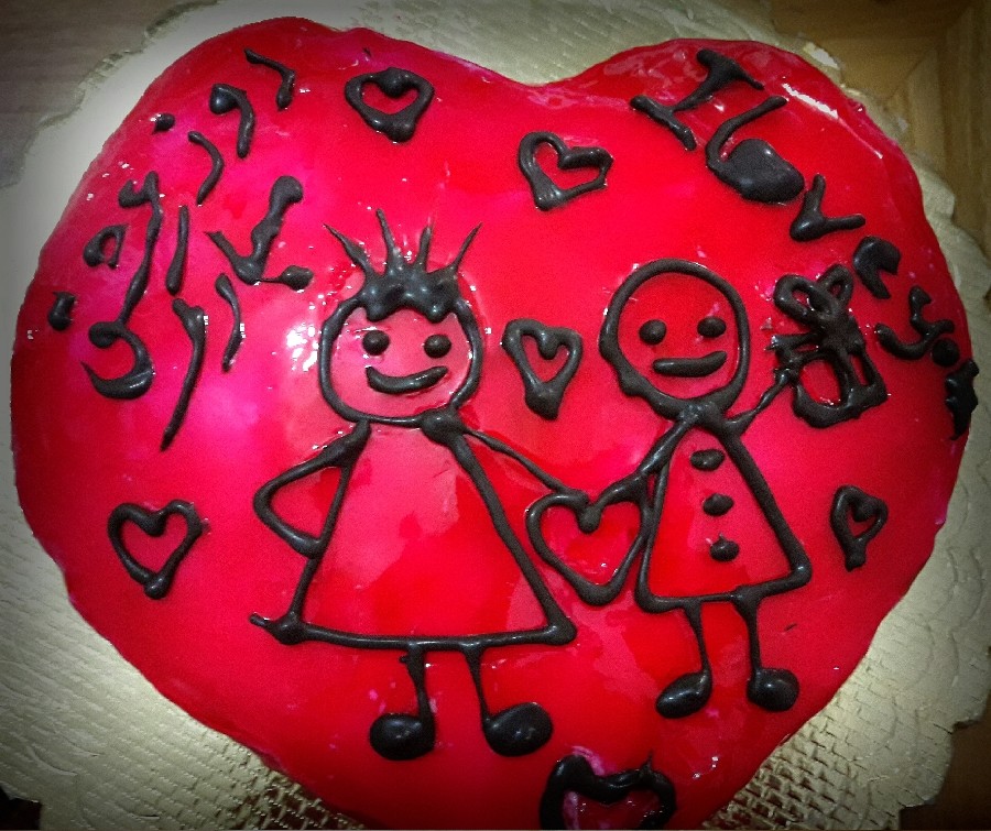 کیک رو عشق من