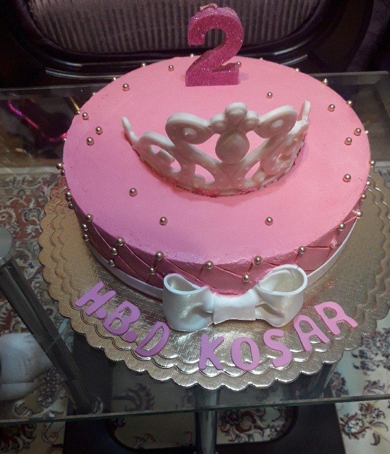 عکس کیک تولد کوثر جون