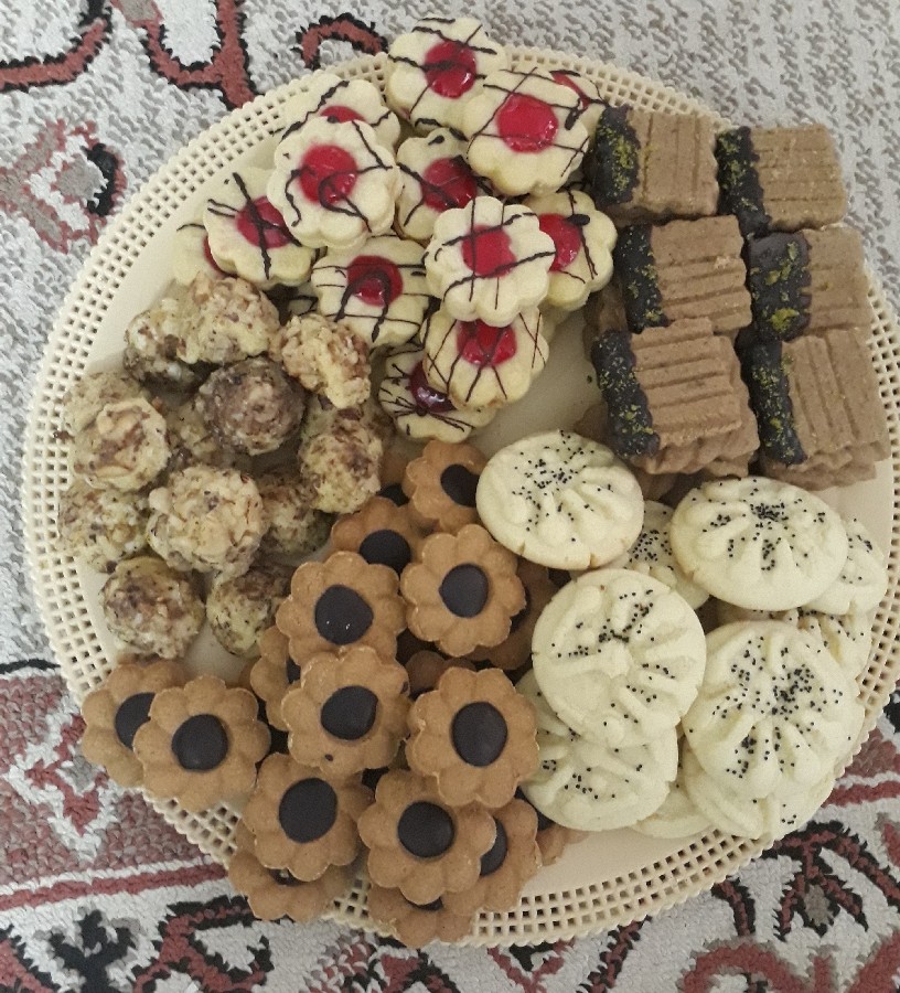 عکس شیرینی های خوشمزه عید من