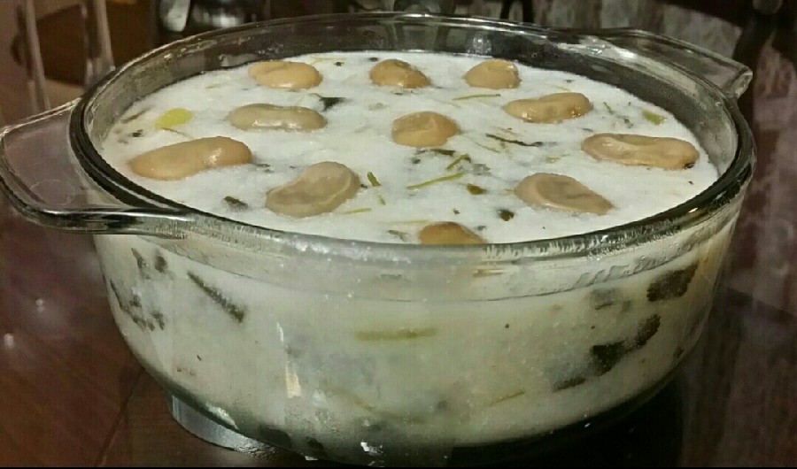 عکس آش ماست مازندرانی