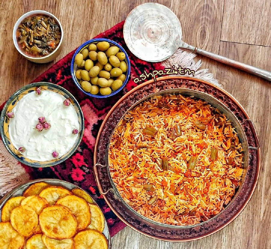 عکس لوبیا پلو