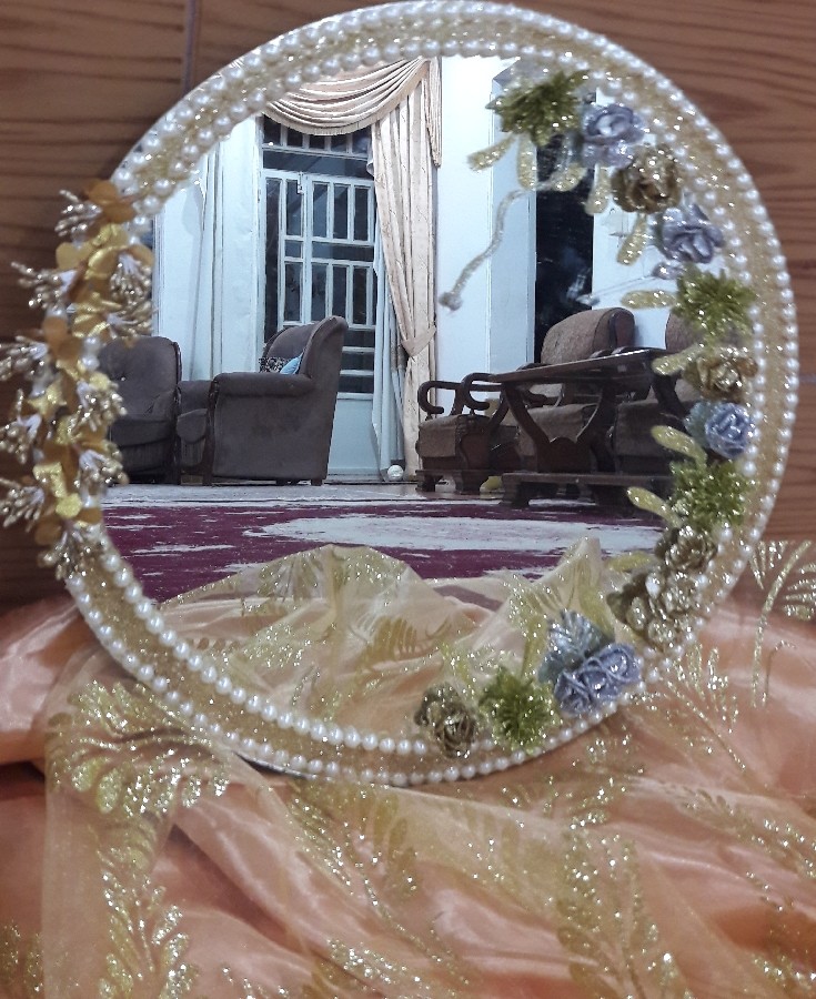 عکس تزیین آینه سفره هفت سین