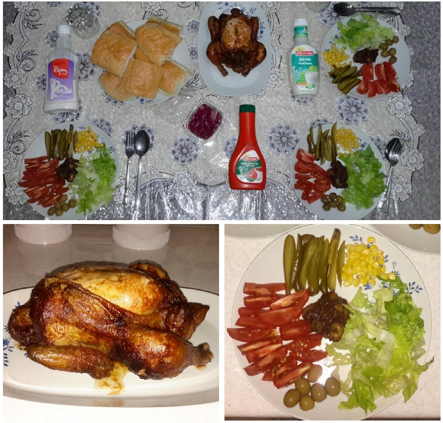 شام دوشنبه 14 اسفند با پدر و مادر عزیزم