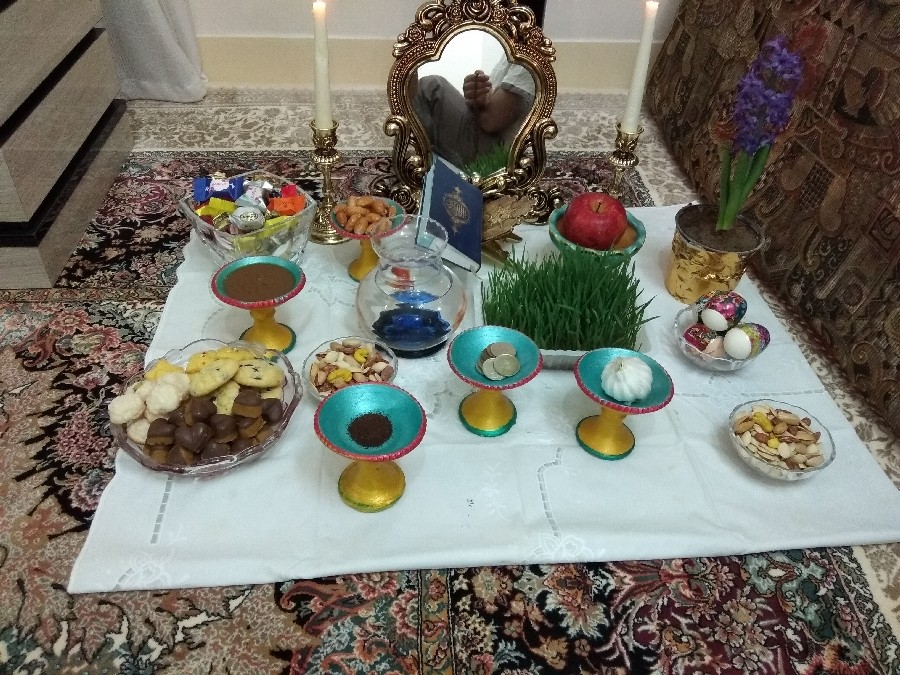 عکس سفره هفت سین سال ۱۳۹۷