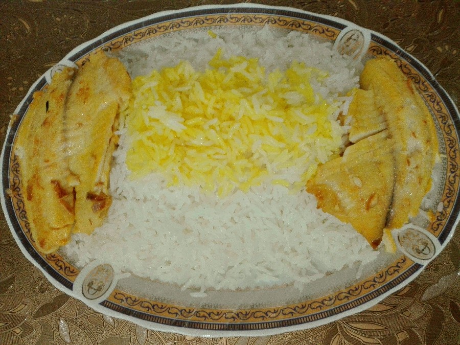 عکس ماهی سرخ شده