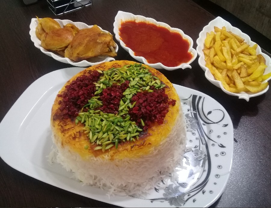 عکس زرشک پلو با مرغ❤
