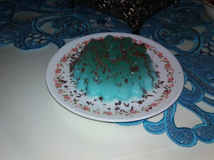عکس ژله خامه ای