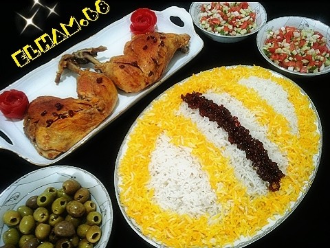 عکس زرشک پلو با مرغ