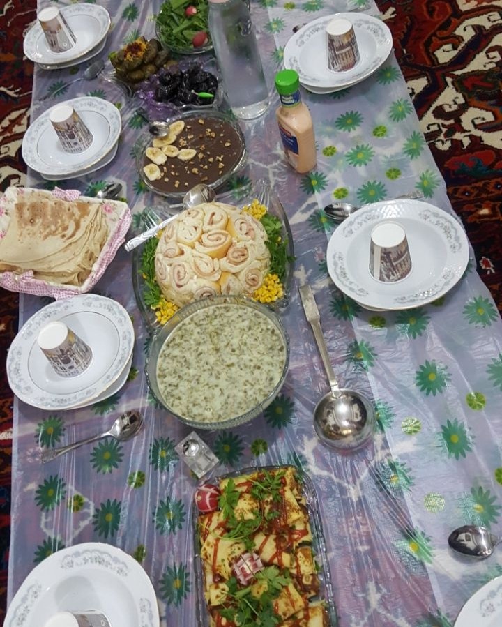 عکس سفره ی عصرونه