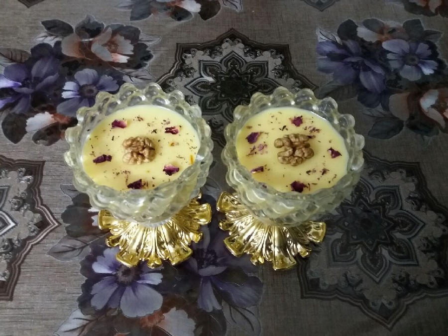 عکس ژله زعفرانی