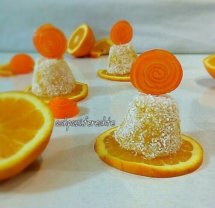عکس دسر پرتقال 
