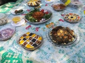 عکس اینم از مسابقه اشپزی غذایه محلی که خودمم برنده شدم ???
