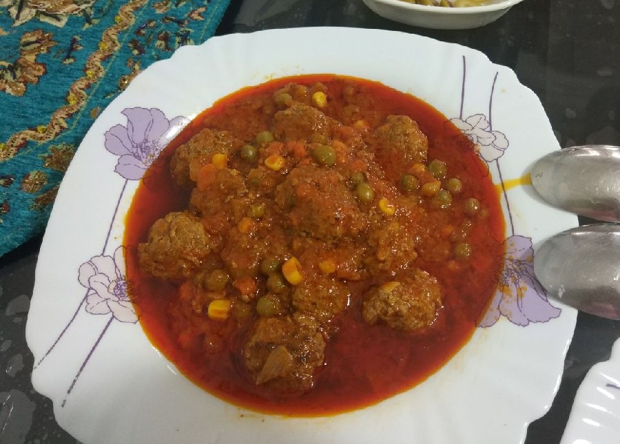 عکس خورش گوشت قلقلی