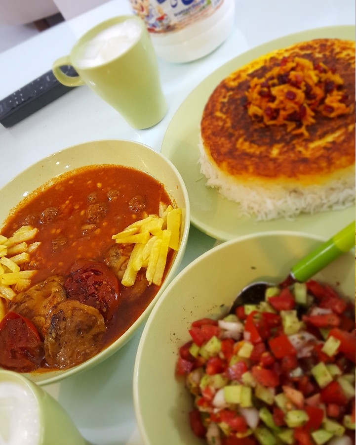 عکس خورشت قیمه بادمجان 