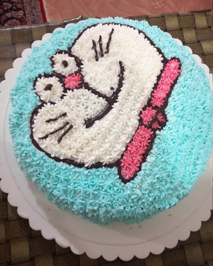 کیک خونگی برا  تولد پسرم