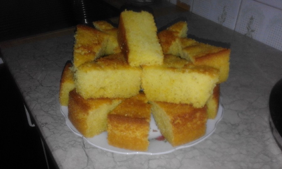 عکس کیک داخل کیک پز پختم