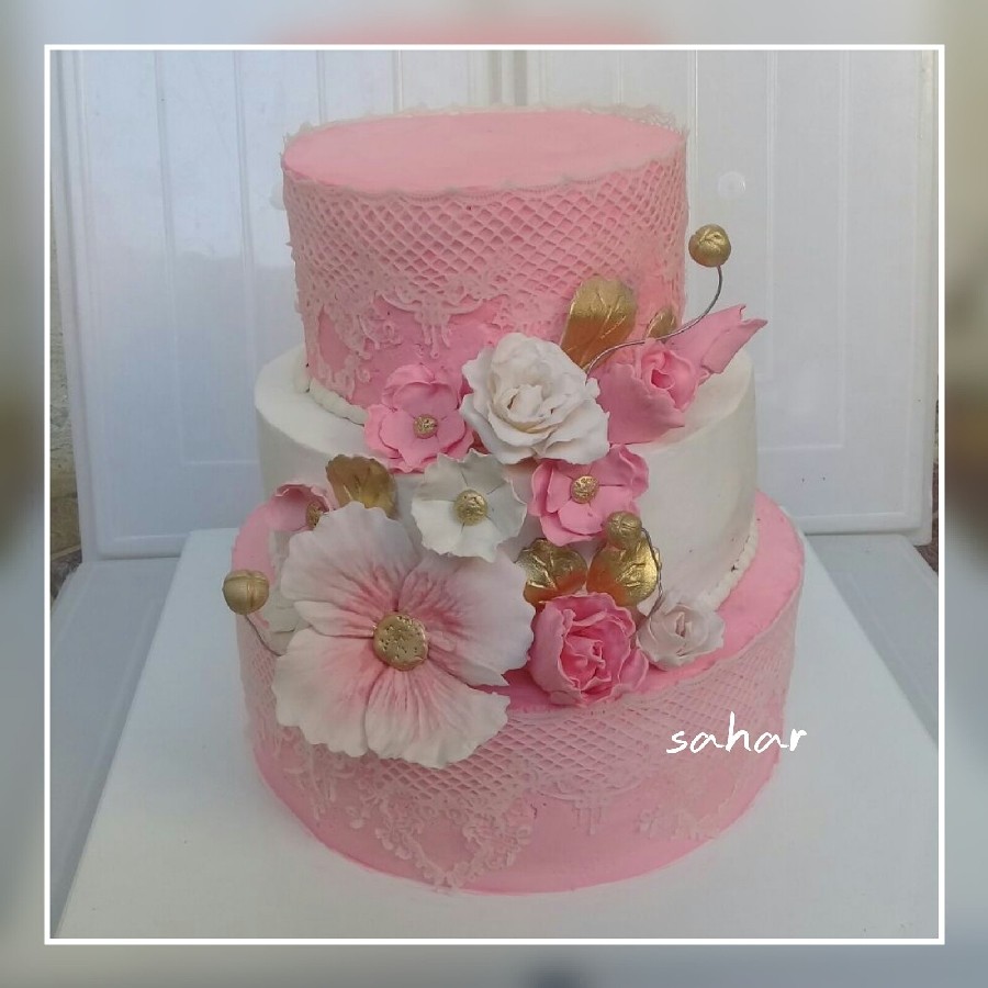 کیک عروسی  زیبا