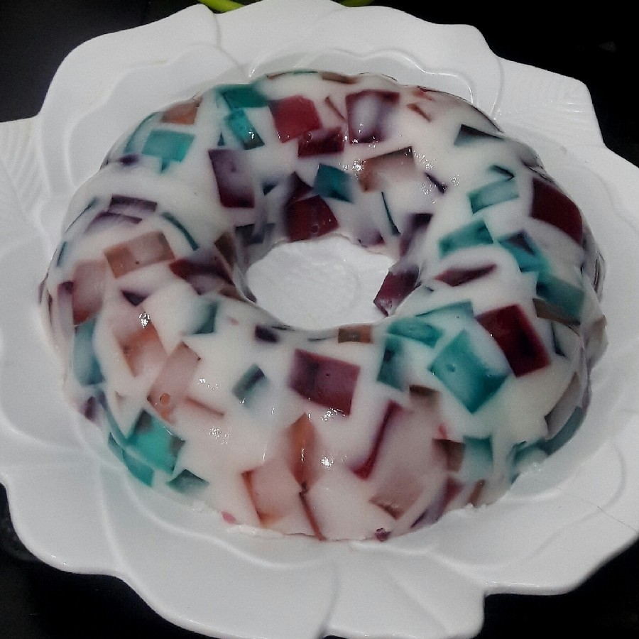 عکس ژله ی خرد شیشه