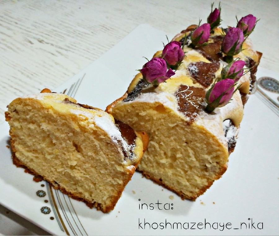 عکس برش خورده ی پای سیب