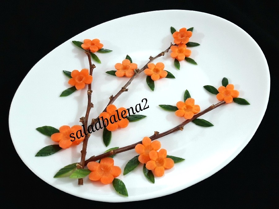 عکس شکوفه با هویج