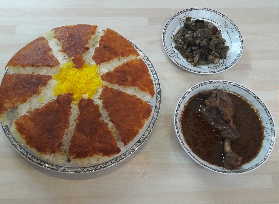 عکس خورش فسنجان با مرغ