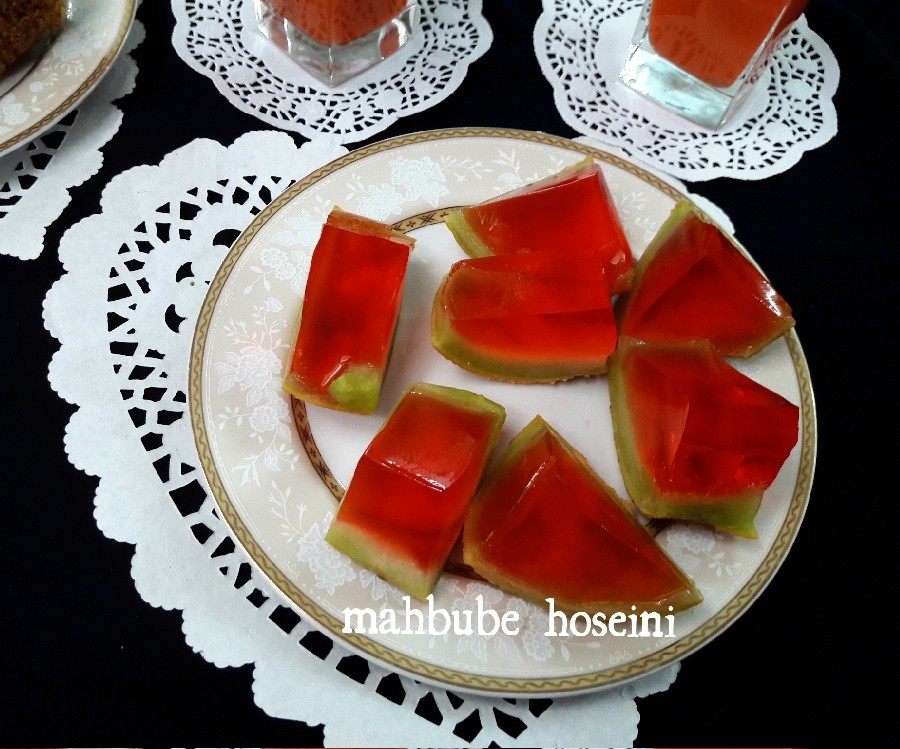 عکس ژله در طالبی