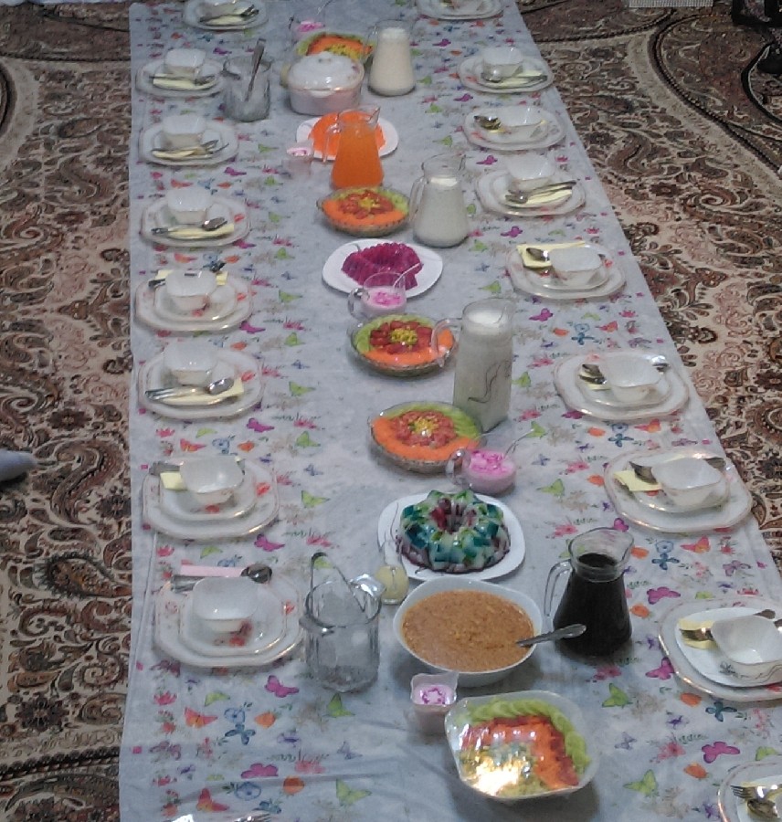 سفره شام من