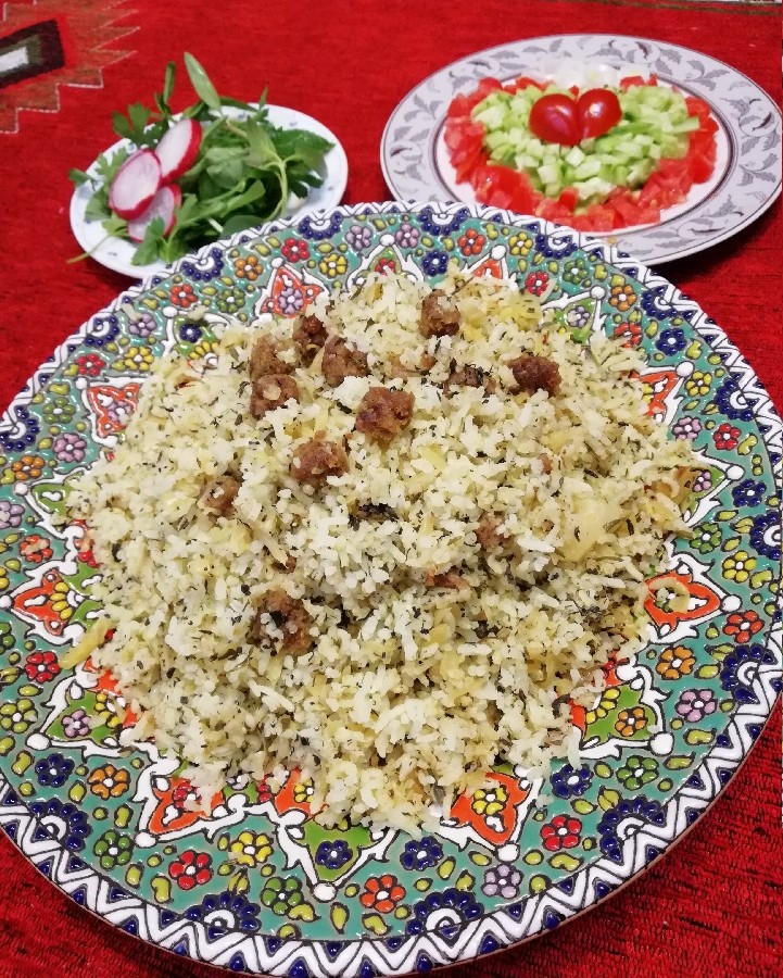 کلم پلو شیرازی الاصل