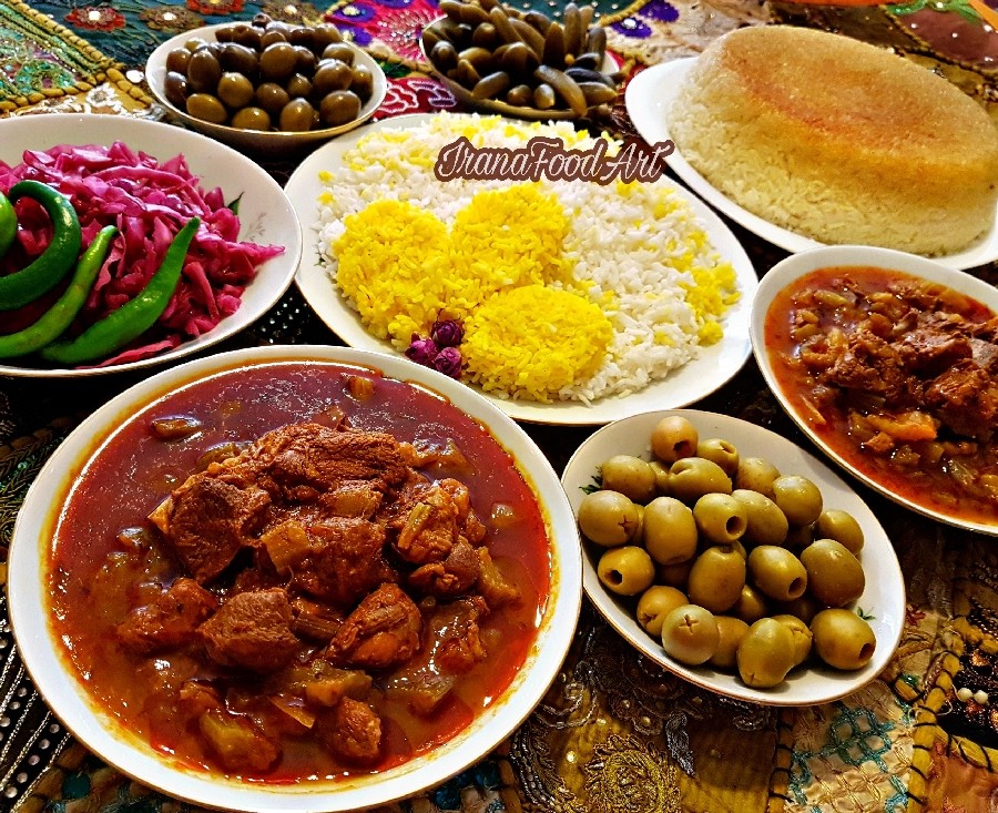 عکس خورشت کرفس 