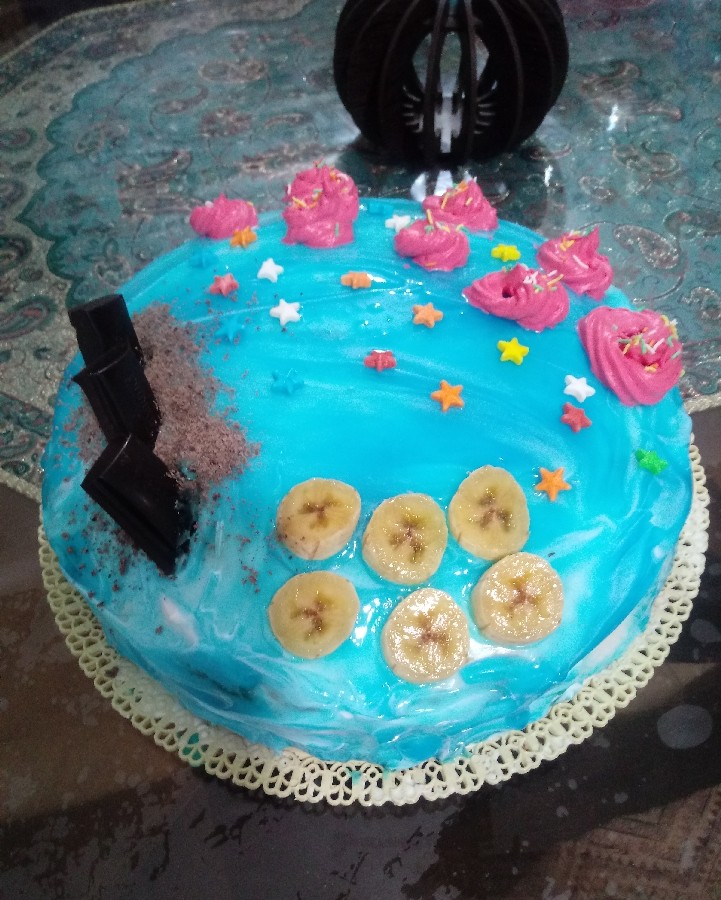 اینم کیک تولد واسه تولدهمسرم 