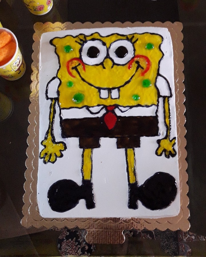 عکس کیک  تولد پسرم خودم پز