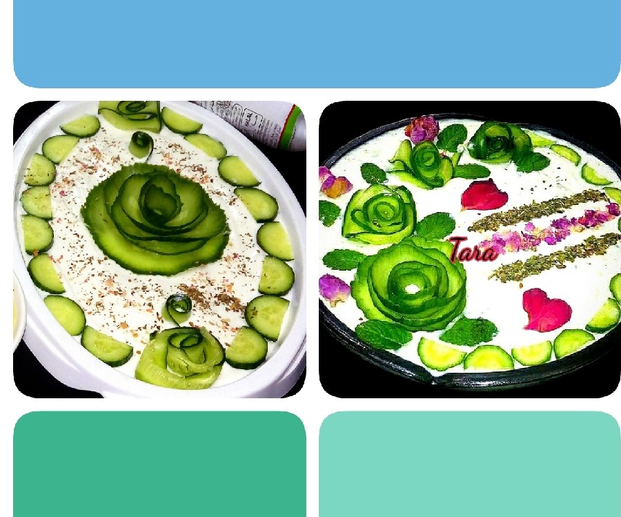 عکس زاتزیکی(ماست و خیار یونانی)