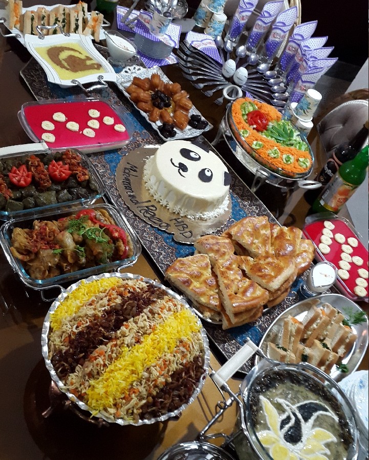 عکس افطاری خونه بابایی