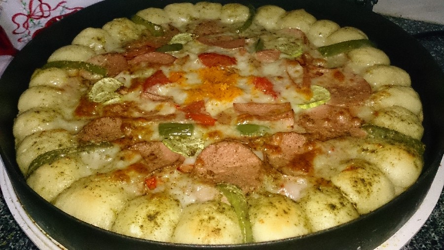 عکس پیتزا بعد از پخت