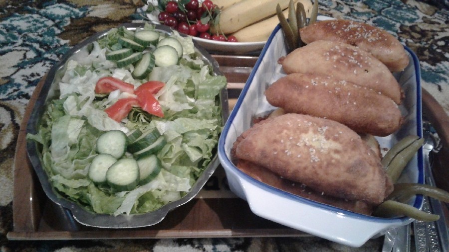 عکس پیراشکی گوشت