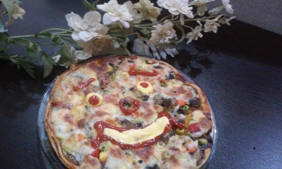 پیتزای گل پسرمن