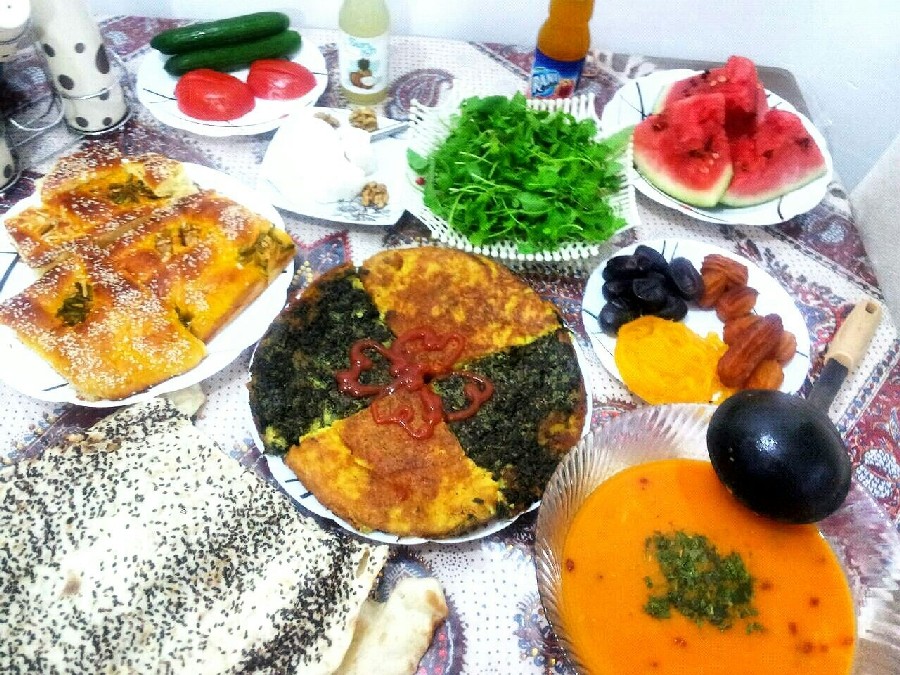 عکس افطار روزیازدهم رمضان من وشوهری